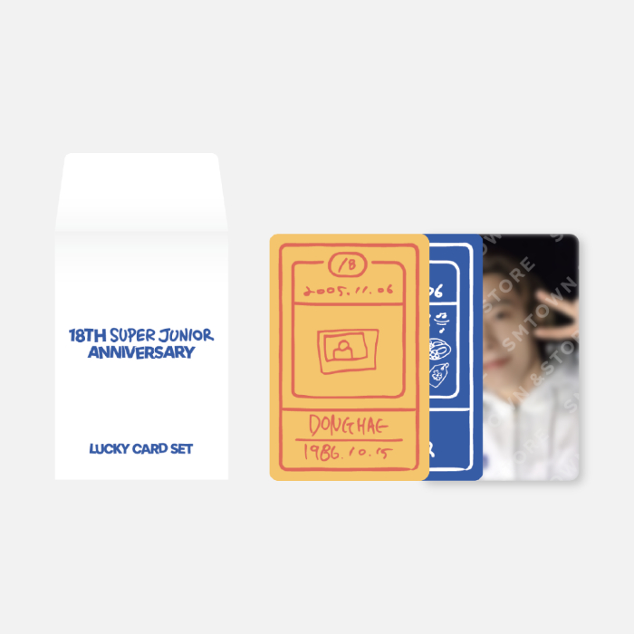 SUPER JUNIOR 18th Anniversary Lucky Card Set