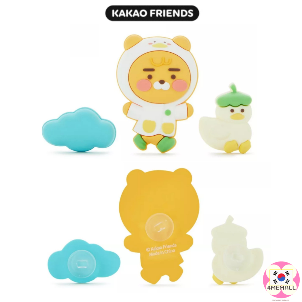 Kakao friends 1 Set Phụ Kiện Trang Trí Giày Bằng Silicon Hình Trái Cây ryan muzi apeach