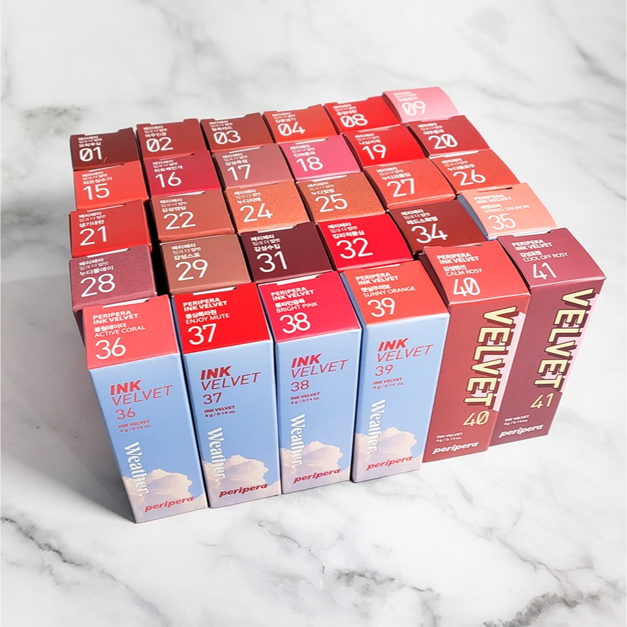 Peripera mực nhungt 4g #1 ~ #39