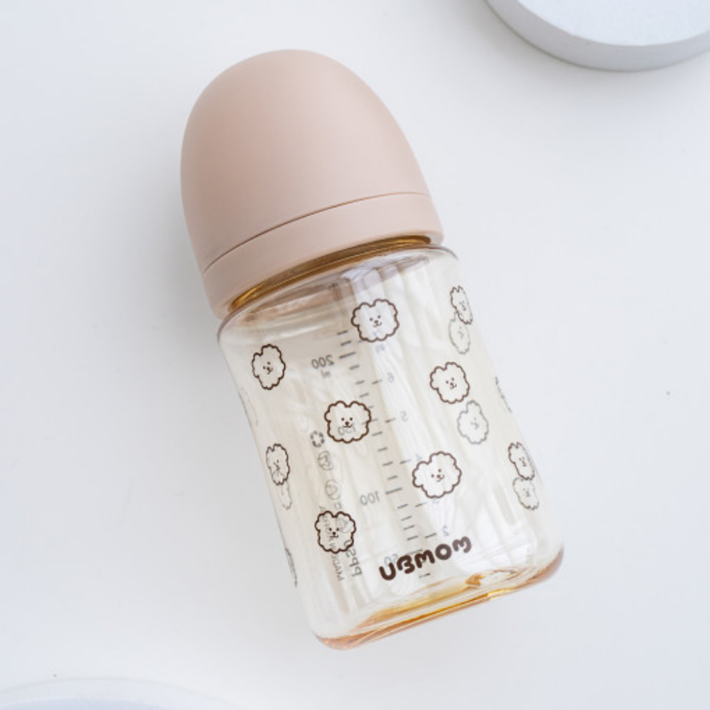 Bình sữa UBMOM họa tiết Signature 200ml/280ml
