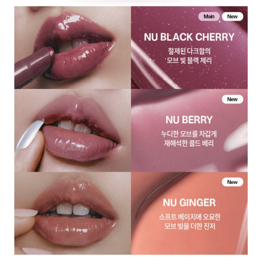 Too Slash Four New Glaze Lip Changer 3 Colors