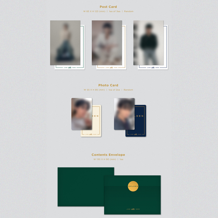 Album đầu tay trọn bộ Hybe Labels BTS Jungkook GOLDEN