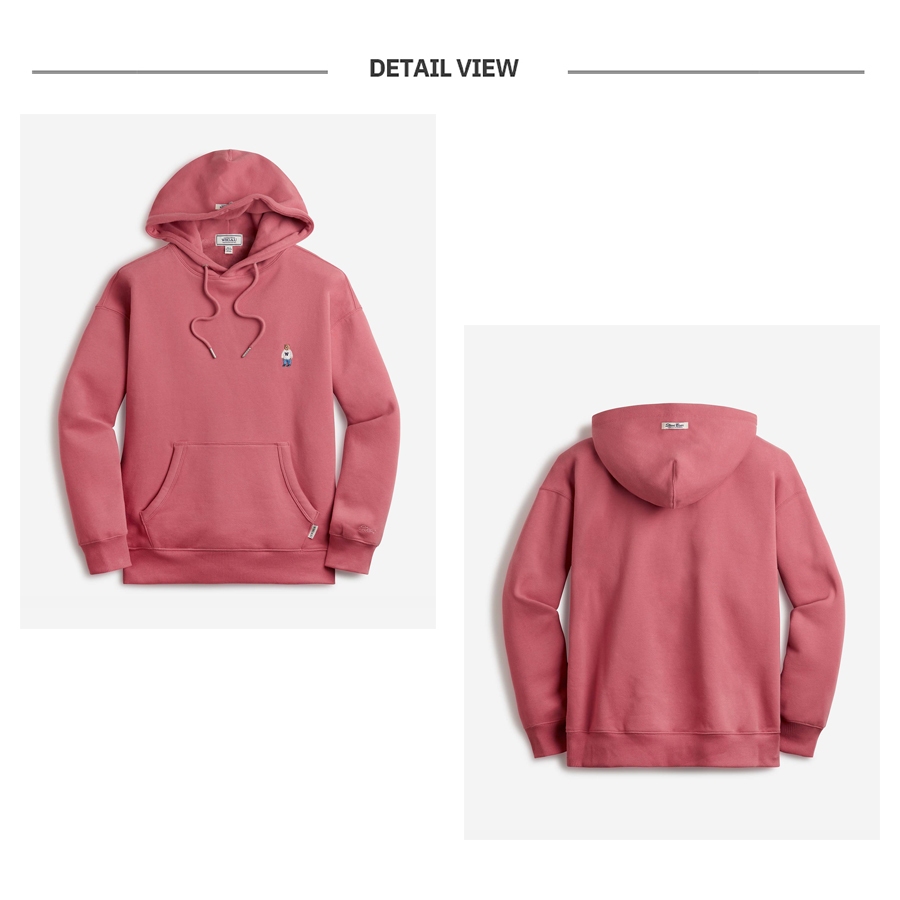 Áo Thun Hoodie WHO.A.U WHMHD4T02U Steve Embroidered Hoodie form unisex