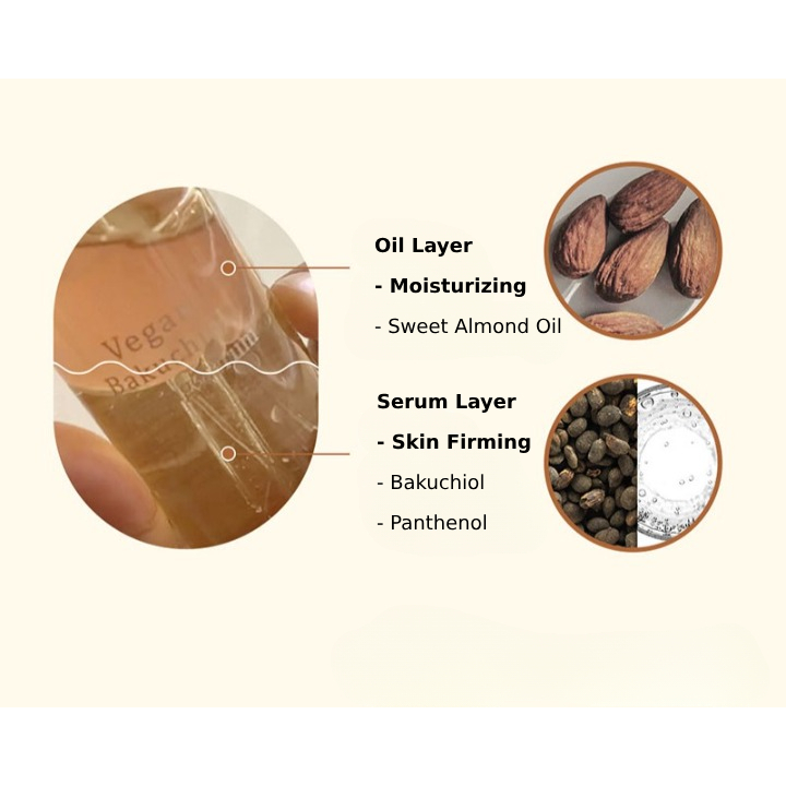 TINAZANA Vegan Bakuchiol Firming Serum 50ml / Chăm sóc da thuần chay Hàn Quốc giúp làm săn chắc, dưỡng ẩm và nuôi dưỡng