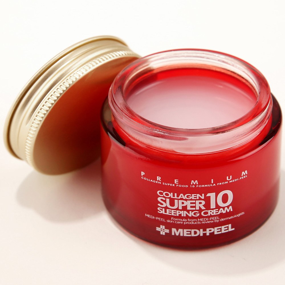 KEM NGỦ DƯỠNG ẨM MEDI PEEL COLLAGEN SUPER10 SLEEPING CREAM 70G