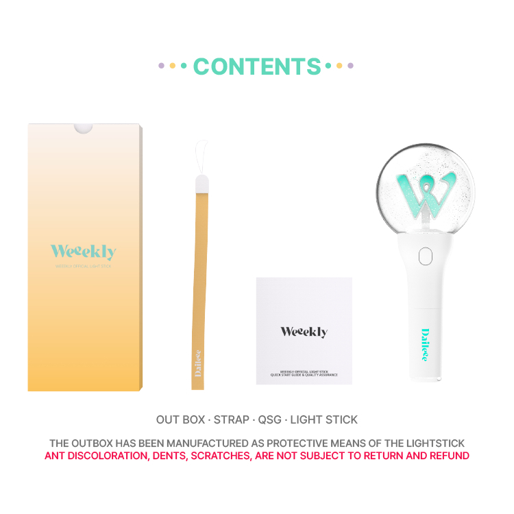 Đèn cổ vũ Lightstick chính thức IST Entertainment WEEEKLY Official Lightstick