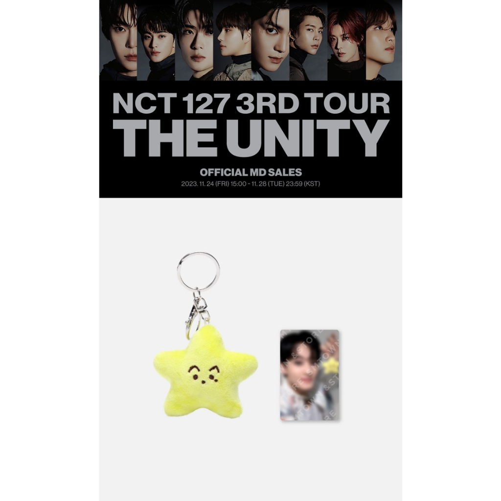 NCT 127 3RD TOUR ‘NEO CITY : SEOUL - THE UNITY’ STARFISH DOLL KEYRING SET
