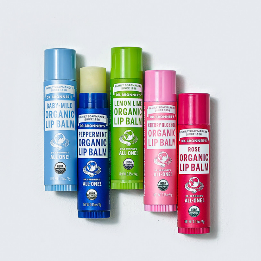 Son dưỡng môi hữu cơ lành tính cho bé Dr. Bronner's Baby Mild Organic Lip Balm 4g