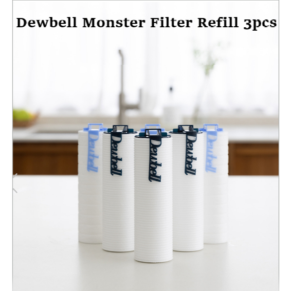 [Dewbell] Bộ lọc nước quái vật nạp lại 3 chiếc
