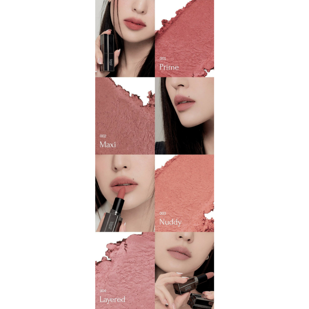 MOODWEAR BLUR LIPSTICK 8colors, Son Môi 8 Màu Lựa Chọn