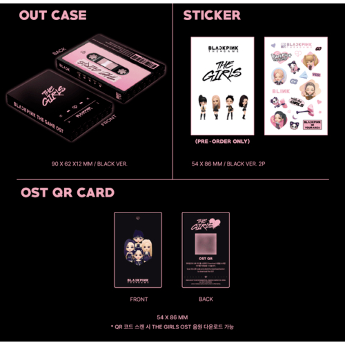 BLACKPINK THE GAME OST THE GIRLS Reve ver. DIGITAL ALBUM