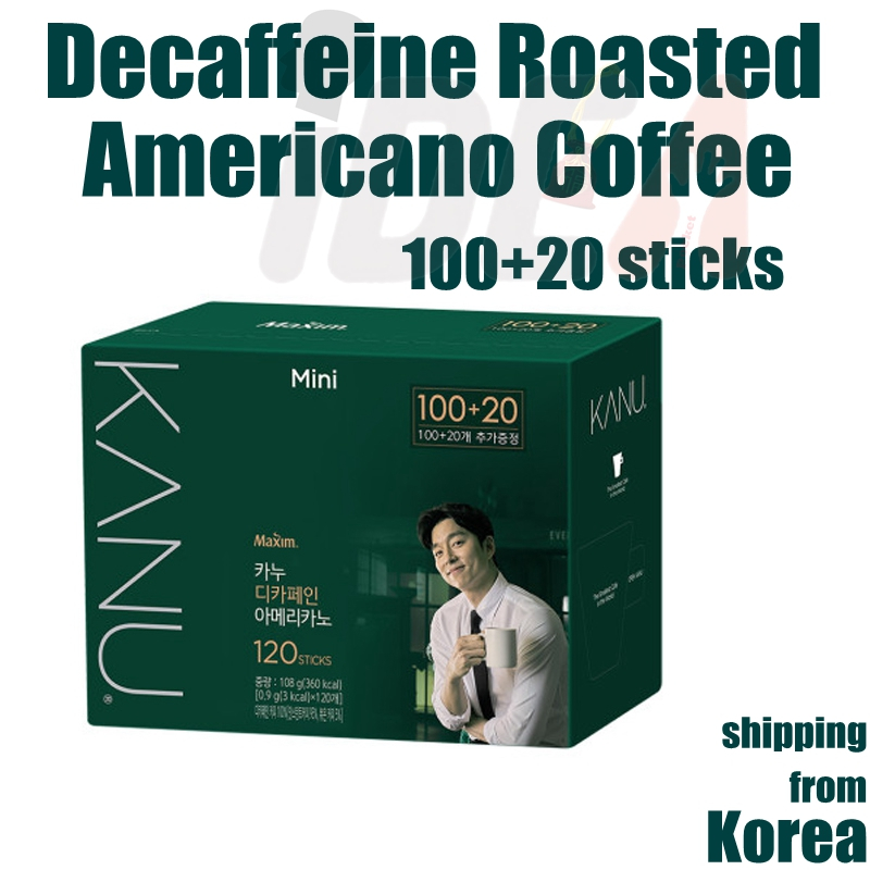 Set 120 Cây Khuấy Cà Phê mini decaffein Mỹ KANU Decaffeine Americano Coffee 120 stick
