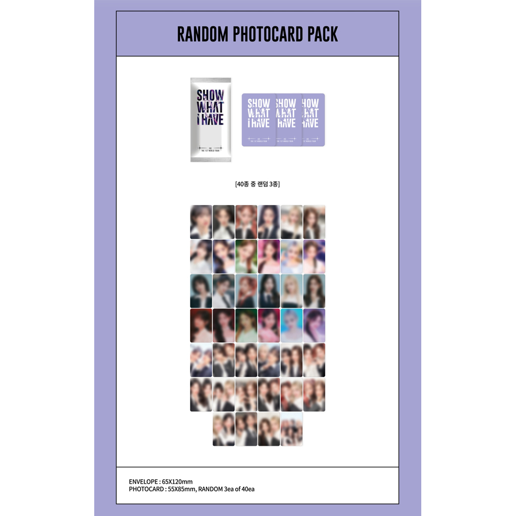 IVE TOUR MD -   random card - Cửa hàng Kpop