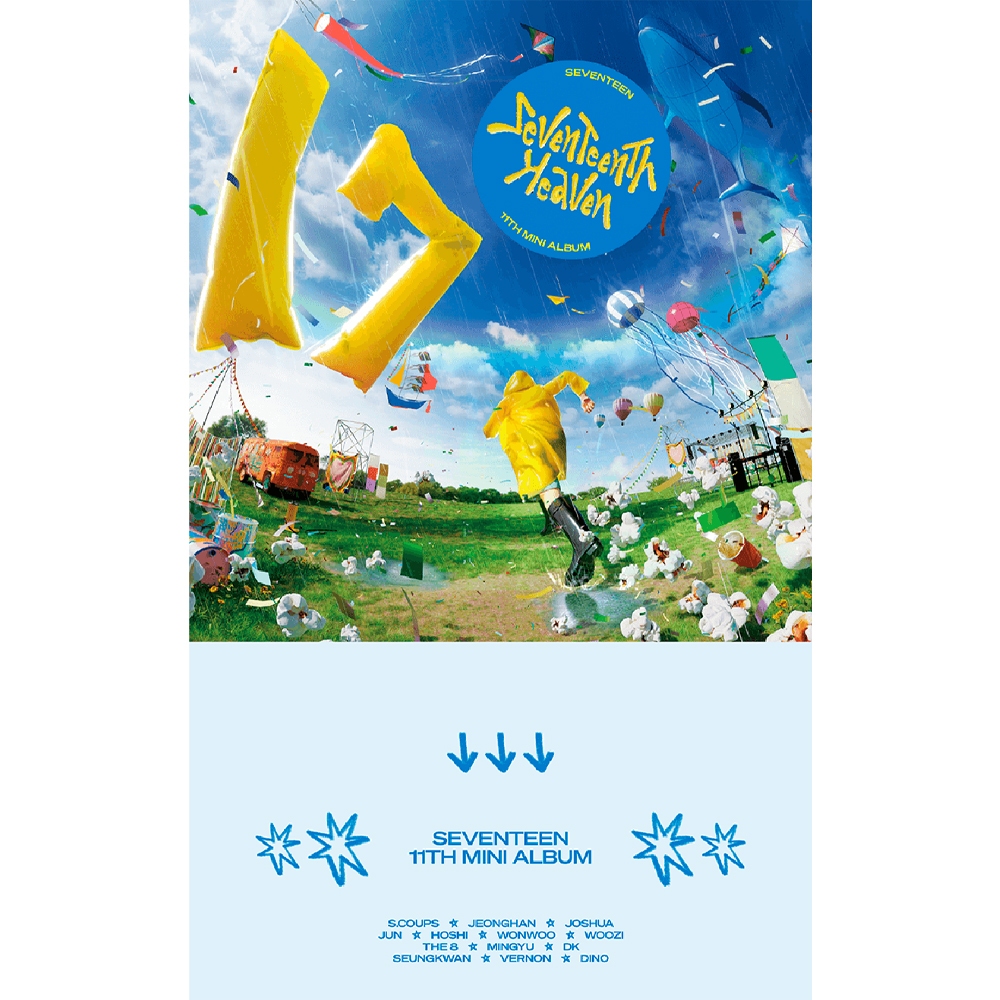 Hybe Labels  Seventeen - 11th Mini Album Seventeenth Heaven Carat ver Random