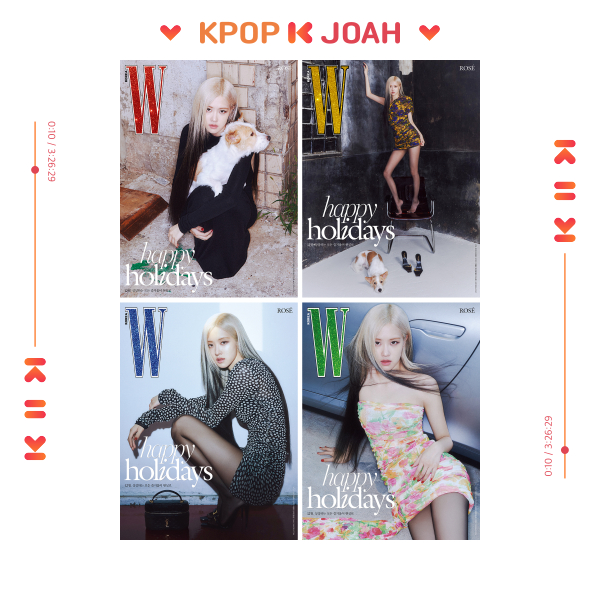 W KOREA VOLUME 12 - COVER: BLACKPINK ROSE