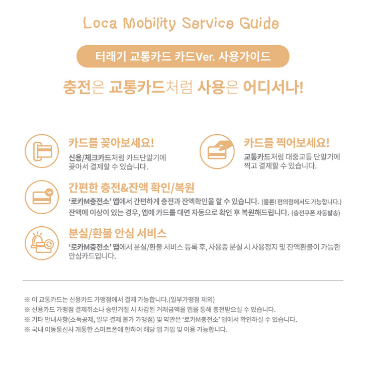 BAEKHYUN TEO-LAE-GI - LOCA M TRAFFIC CARD