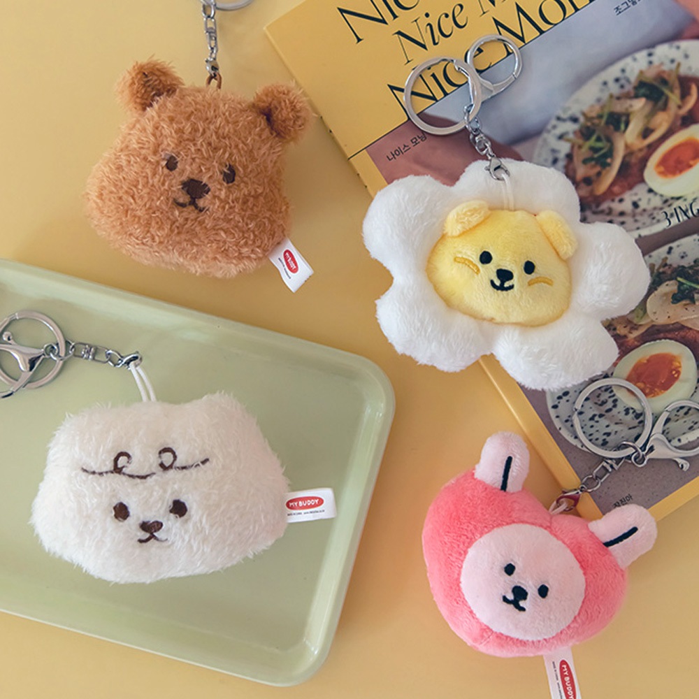 DLK MY BUDDY KEY RING - Cute Key Holder Bag Pouch Decoration Accessories Travel Key Chain