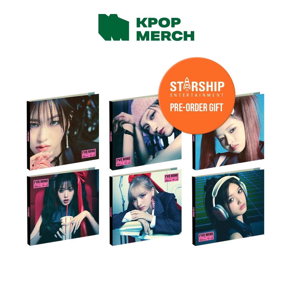 Sách ảnh Starship Entertainment Starship Pob Ive 1st Ep Album Ive Mine Digipack ver