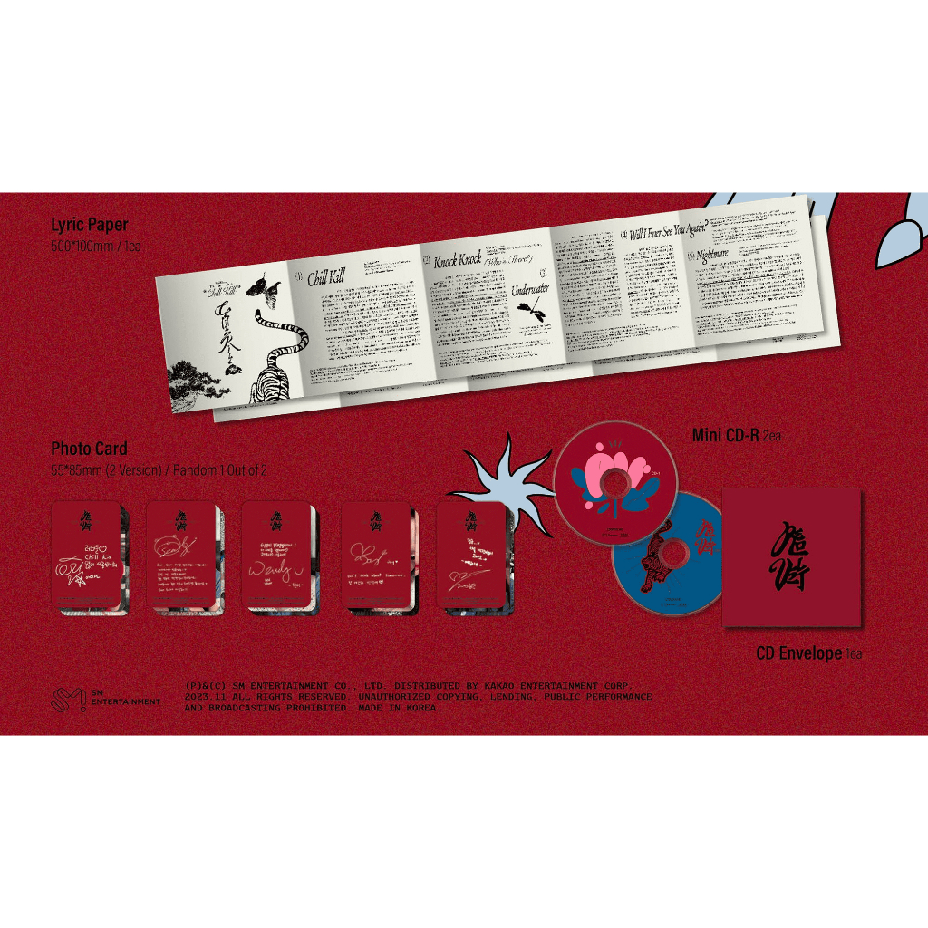 RED VELVET - CHILL KILL - 3rd FULL ALBUM