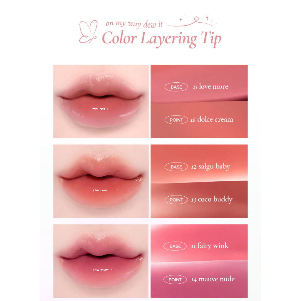 Dew it tint 6colors, Nuốt Nó 6 Màu