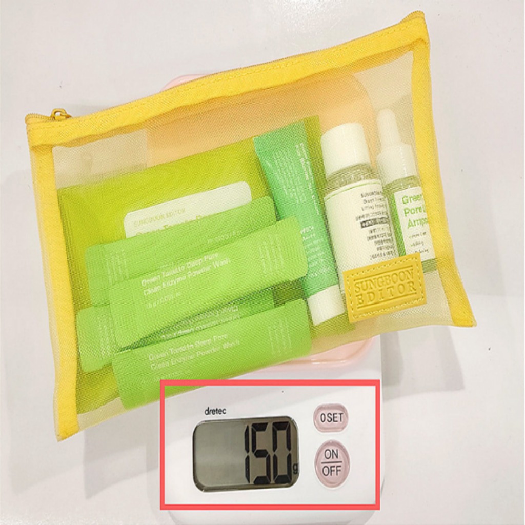 Bộ Dụng Cụ Du Lịch Se Khít Lỗ Chân Lông sungboon editor Màu Xanh Lá Cây 150g