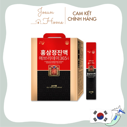 [Quà tặng Tết]  Nước hồng sâm nguyên chất 365 dạng gói tiện lợi - Pure Food Red Ginseng Extract Ever
