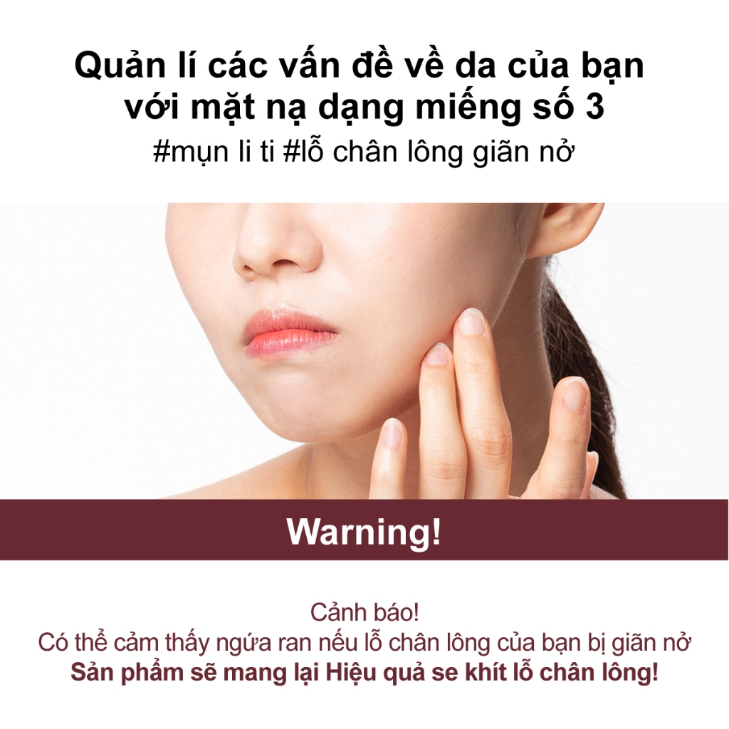 Mặt nạ trắng da numbuzin tiêu nhỏ lỗ chân lông số 3