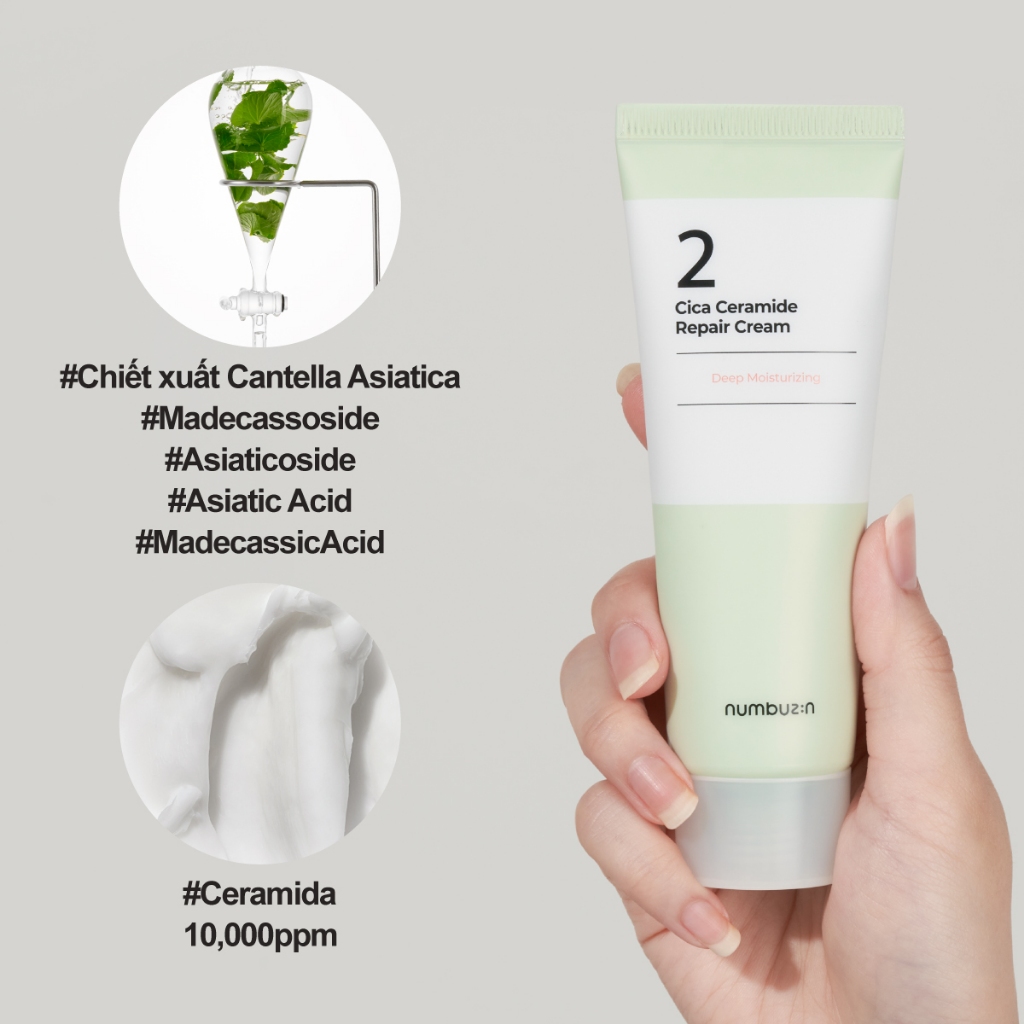 Kem dưỡng numbuzin chiết xuất rau má Ceramide Số 2