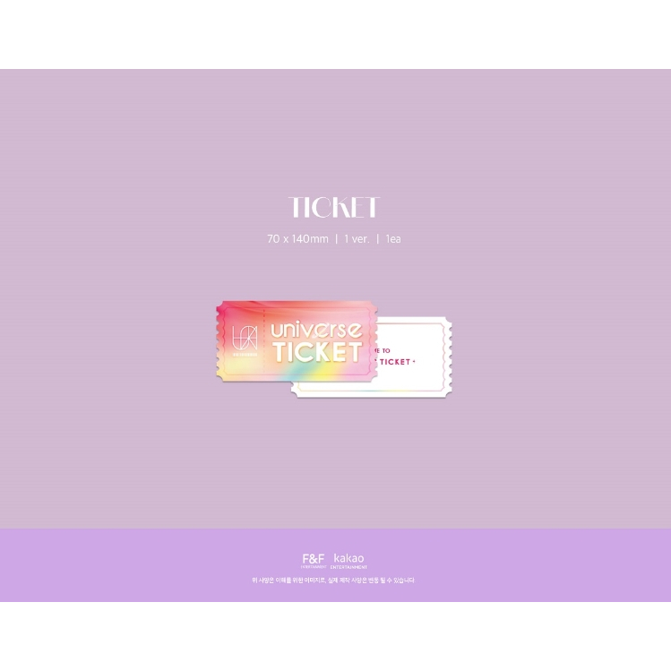 UNIVERSE TICKET  Select version