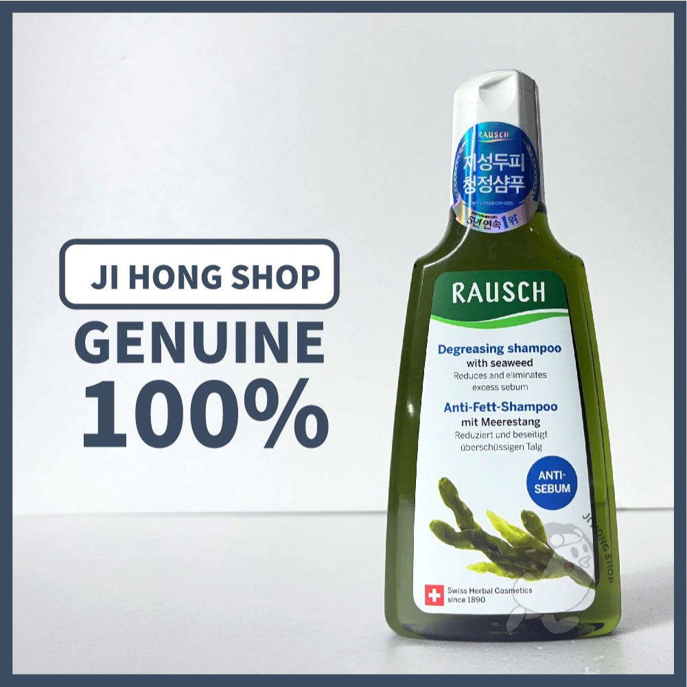 Dầu Gội Tẩy Dầu Gội Hạt Rong Biển [Rusch] ​Dầu Gội Đầu 200ml (Dầu Gội Da Đầu Dầu)