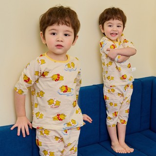 Cordi-i Bộ thun lửng cotton cao cấp cho bé Waterful Three-quarter pajama (24SS) - CE254 chính hãng Cordi-i Hàn Quốc