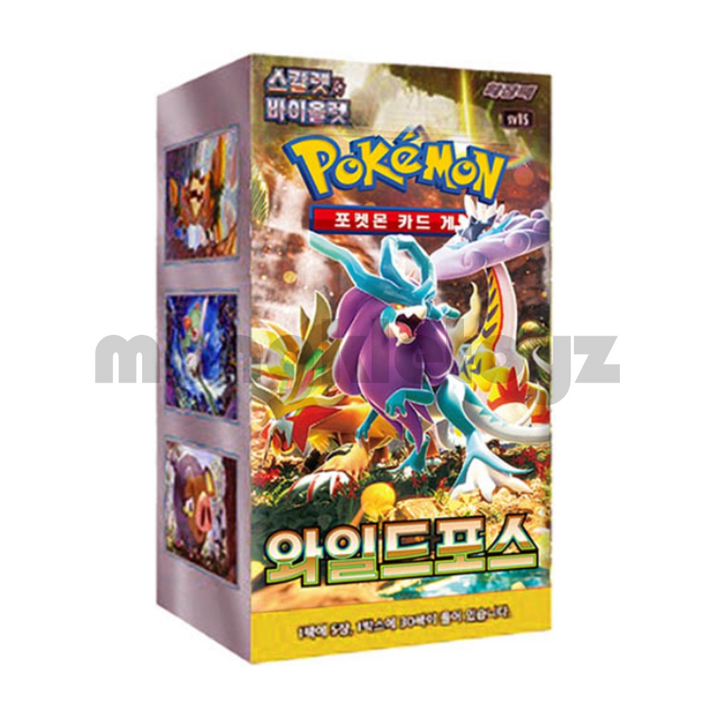 Pokemon Card Scarlet & Violet Wild Force Booster BOX Hàn Quốc ver. sv5K