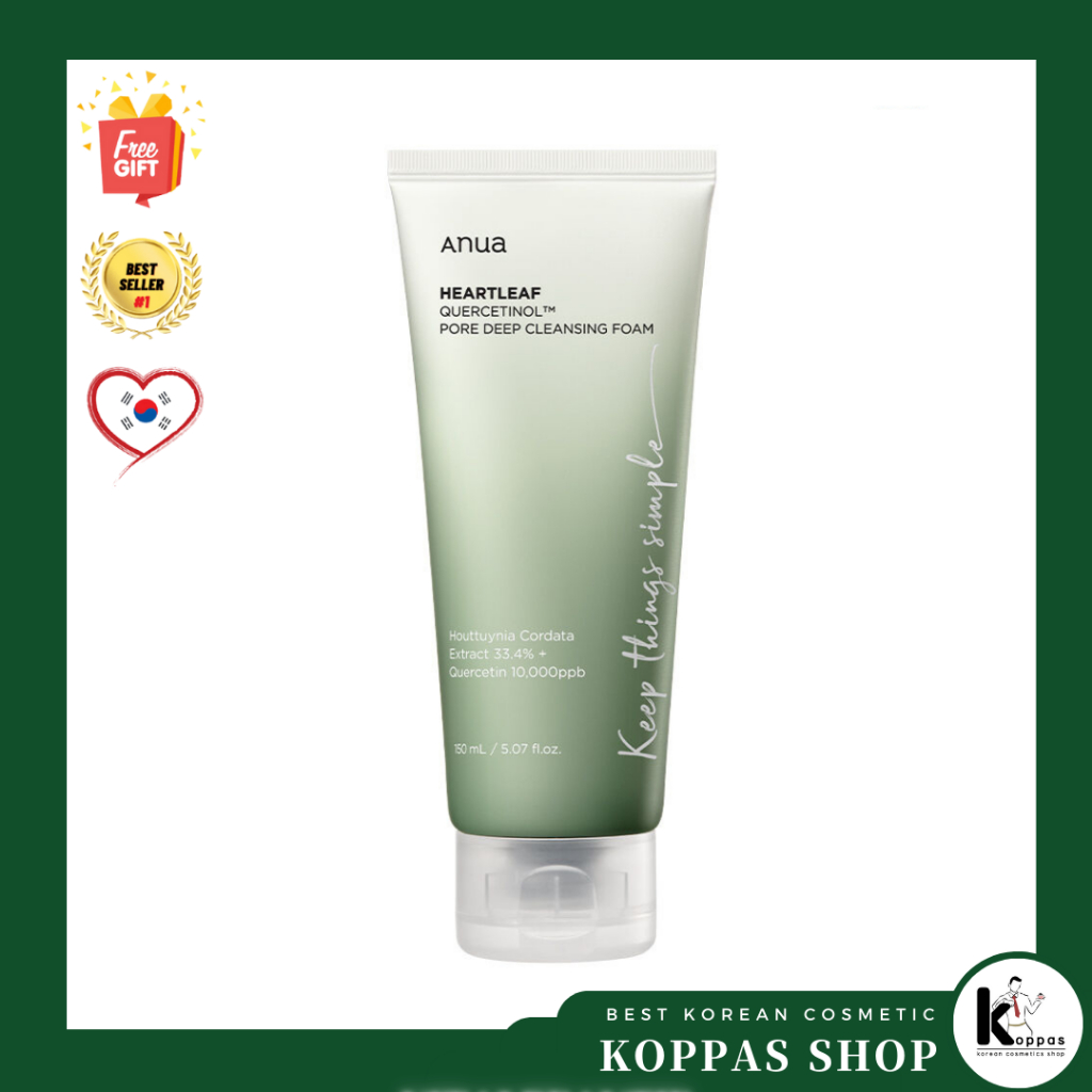 Anua Heartleaf Quercetinol Pore Deep Cleaning Foam 150ml