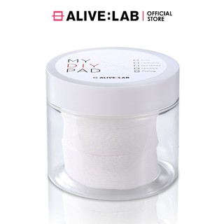Alivelab MY DIY pad, miếng bông, miếng lót khô cỡ lớn, miếng lót mực DIY Your Daily Toner Pads 60EA