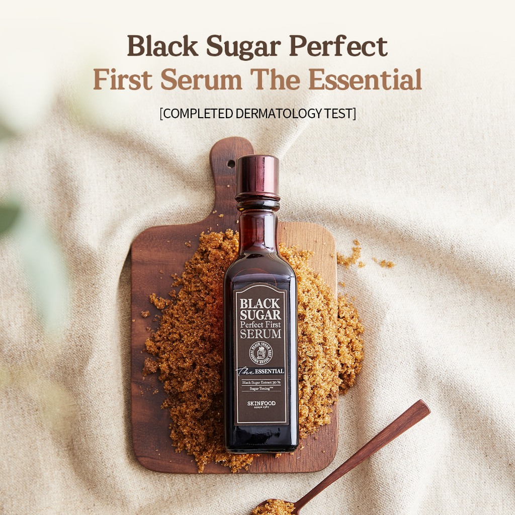 [SKINFOOD Official] Serum đường đen nuôi dưỡng và làm mịn da Black Sugar Perfect the First Serum 120ml