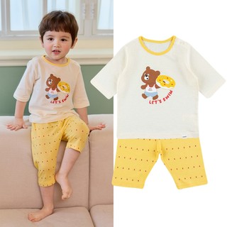 Cordi-i Bộ thun lửng cotton cao cấp cho bé Tube Donut Three-quarter pajama (24SS) - CE268 chính hãng Cordi-i Hàn Quốc