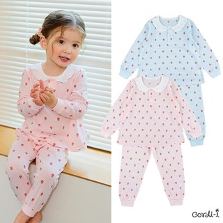 Cordi-i Bộ quần áo vải jacquard cao cấp thoáng mát cho bé Isabelle Jacquard Homewear (24SS)-AL143 Bộ quần áo thời trang bé trai bé gái chính hãng Cordi Hàn Quốc