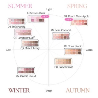 [CLIO]Bảng Phấn Mắt Clio Pro Air (19 Màu) Koshort & HarryPotter Edition