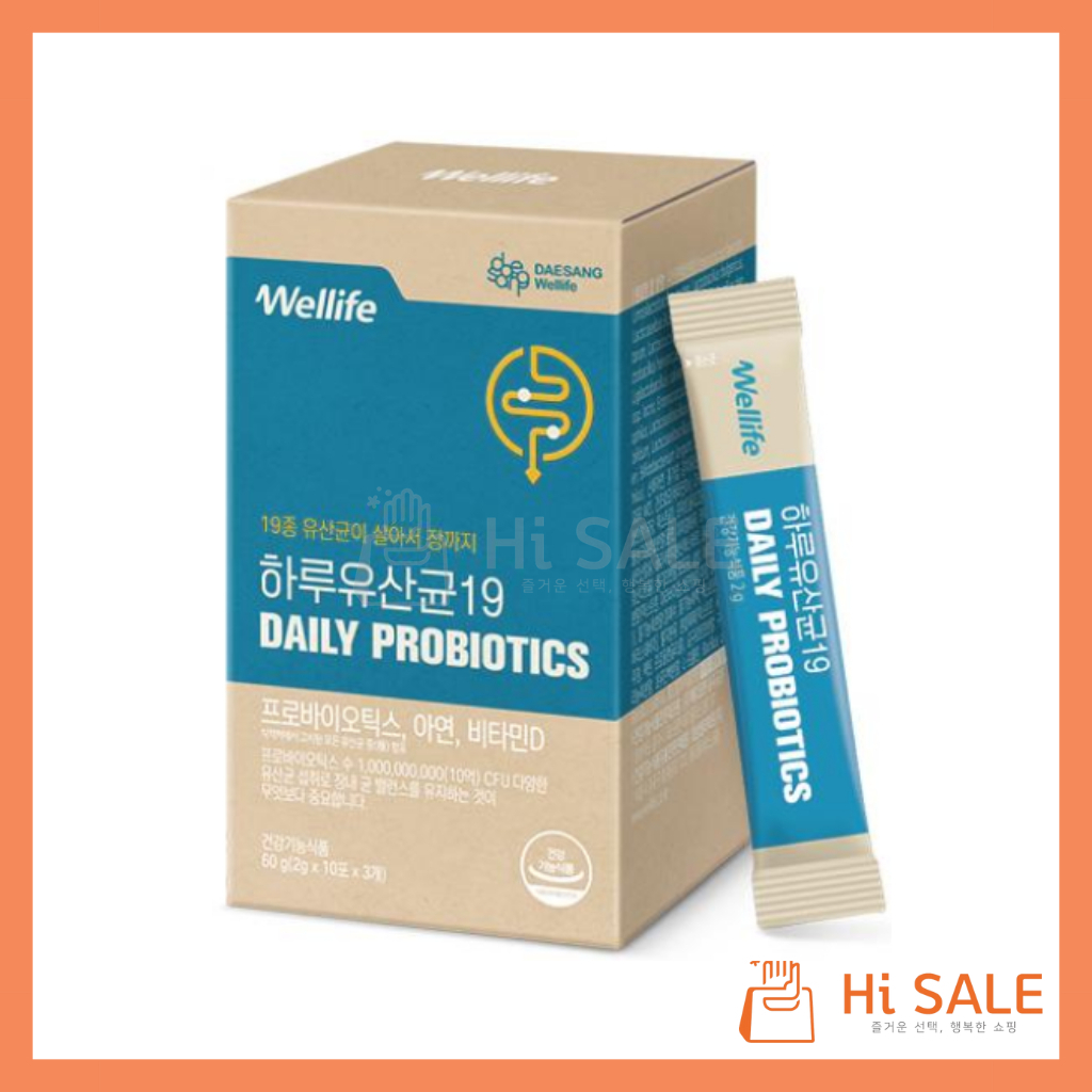 Daisang WELLLIFE Probiotics hàng ngày 19 Synbiotics (30 que)