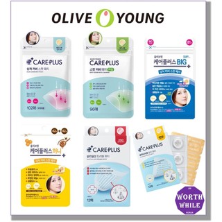Olive Young /❣️Giảm giá lớn / Care Plus Miếng dán vết thâm / Miếng dán Hỗ trợ giảm mụn Careplus