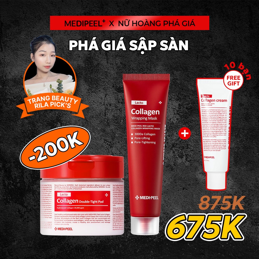 [DUY NHẤT 8 NGÀY] SET ĐẶC BIỆT CHĂM SÓC DA MEDIPEEL (TRANGBEAUTY EDITION)