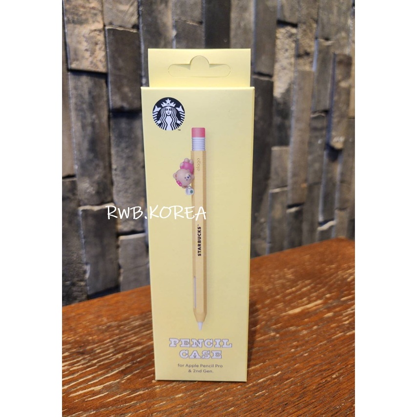 🎀【In Stock】2025 Starbucks Hàn Quốc Campus Bearista Pencil Case