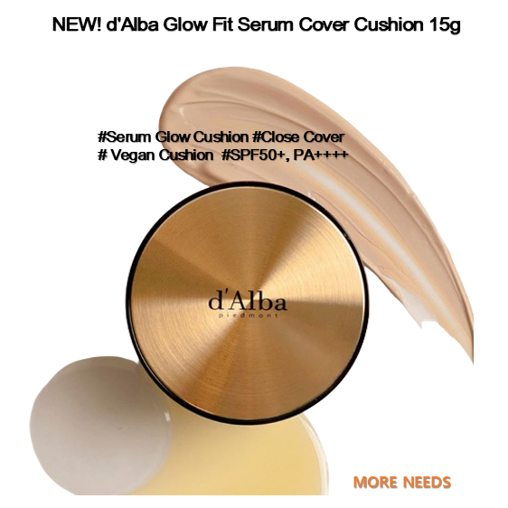 Mới D 'Alba Glow Fit Serum Cover Cushion màu 15g