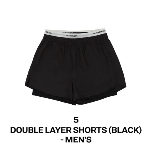 Le SSERAFIM 2024 S / S POP UP LE SSERAFIM Thương hiệu Merch DOUBLEPLAYER GIÀY (ĐEN) - MENS