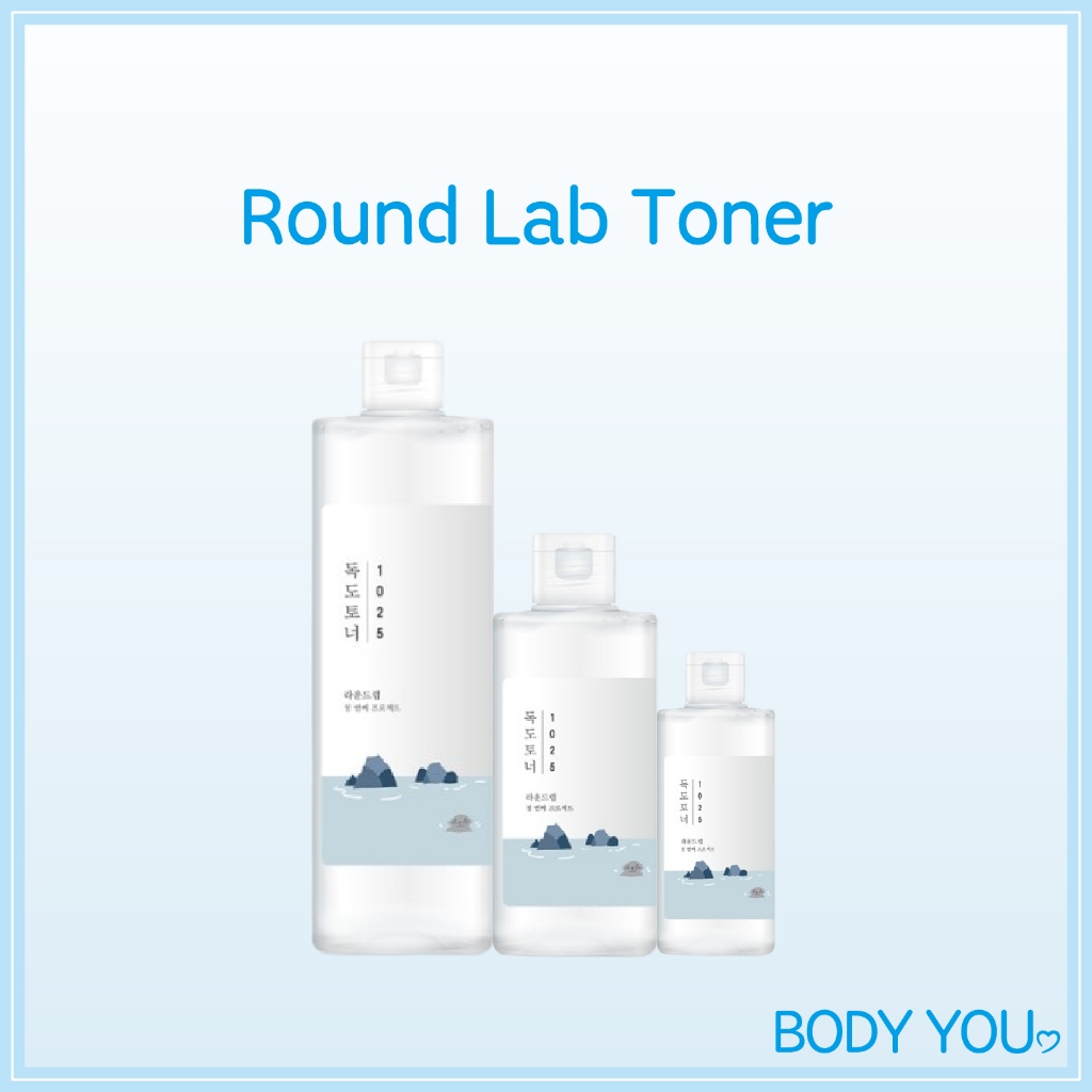 [Round Lab] 1025 Dokdo Toner (Không Hộp) - 100ml | 200ml | 500ml (Tẩy tế bào chết nhẹ nhàng) [100% Authentic KR Direct]