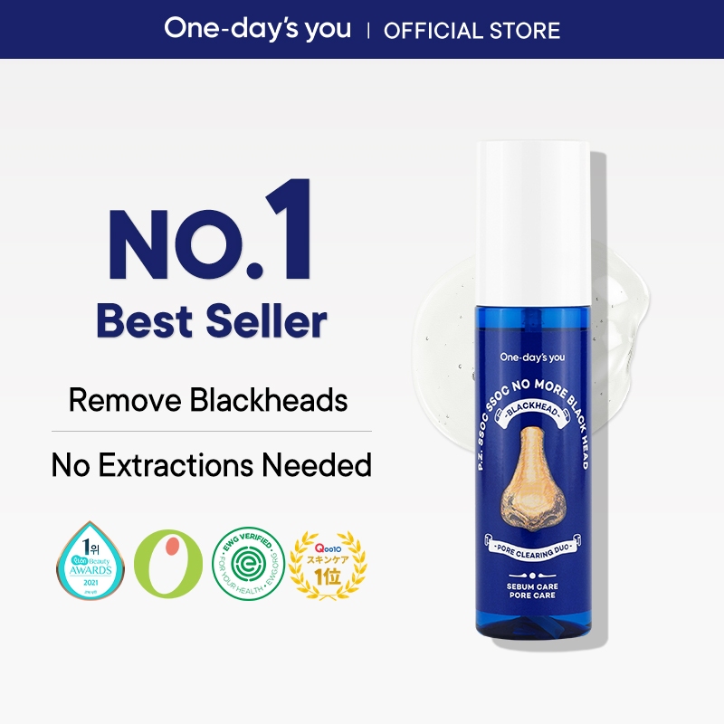 [Chưa Bông Đắp] One Day's You Serum Giúp Loại Bỏ Mụn Đầu Đen, Bã Nhờn (100Ml* 1) | No More Blackhead 100Ml