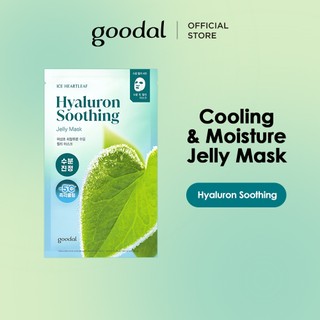  Ice Heartleaf (Houttuynia Cordata) Mặt nạ thạch làm dịu Hyaluron 1EA │ Mặt nạ làm dịu tức thì, Ceramide, Panthenol, Axit Hyaluron