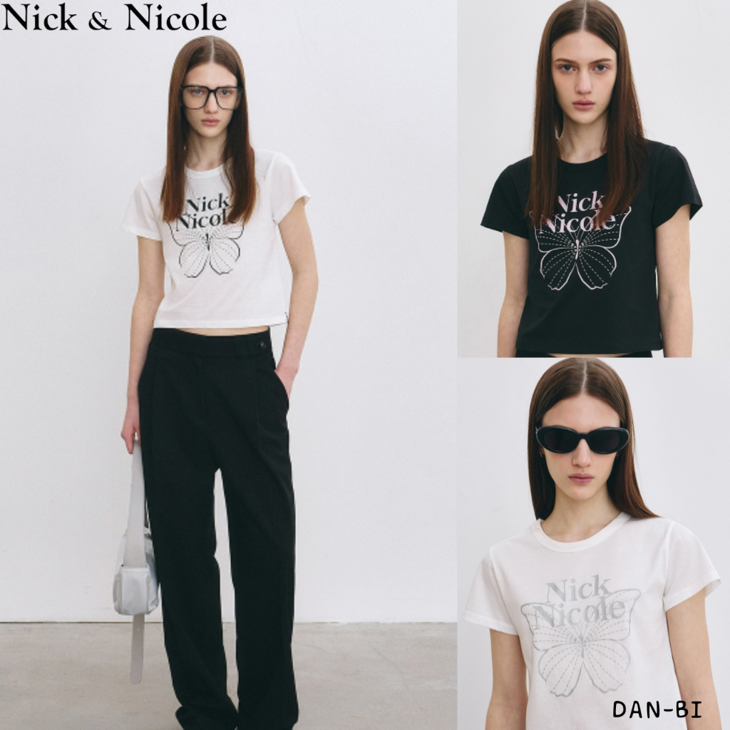[NICK & NICOLE] BUTTERFLY TÍN HIỆU CROP TOP _ 4 màu / 100% sản phẩm KR chính hãng / Vận chuyển nhanh