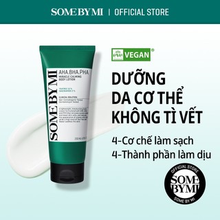 Sữa dưỡng thể toàn thân làm dịu da SOME BY MI AHA-BHA-PHA MIRACLE CALMING BODY LOTION 200ml