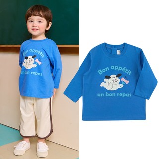 Cordi-i Áo thun Hey Puppy (24SS) -CT110 từ Hàn Quốc Xuân Hè Quần áo homewear cho bé trai bé gái